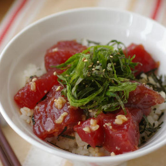 まぐろの塩麹づけ丼