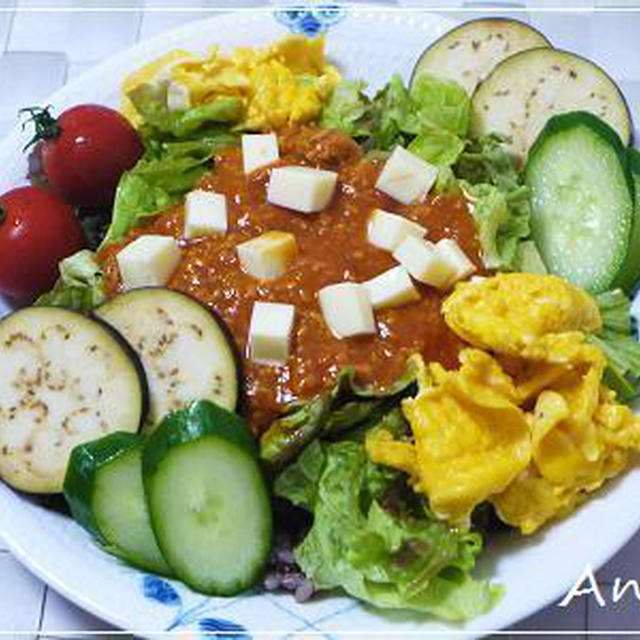 ☆タコライスソースでタップリ夏野菜ごはん☆