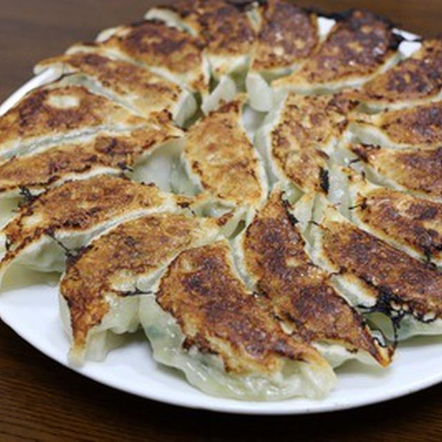 久しぶりの自家製餃子