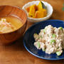 皮をむくかどうか、枝豆の白和え