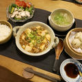 麻婆豆腐＆小籠包で中華な晩ご飯　と　２度目のガウラの花♪