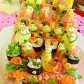 ひな祭り寿司7段飾り&うさぎの日