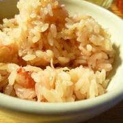 梅干しとジャコの炊き込みご飯