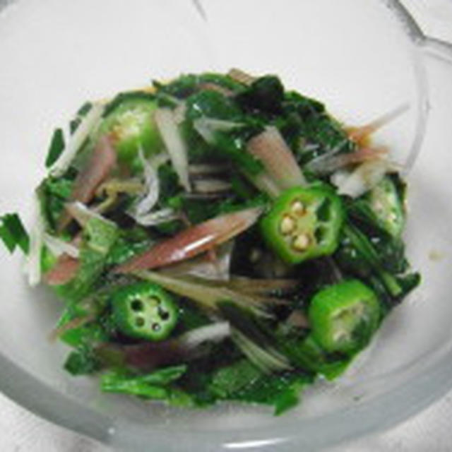 副菜♪栄養満点　ねばねばサラダ♪