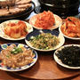 韓国風小さなおかずとおつまみ。