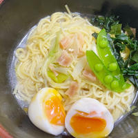 旨味たっぷりさっぱりラーメン☆北海道産 ほたて干貝柱を使って♪