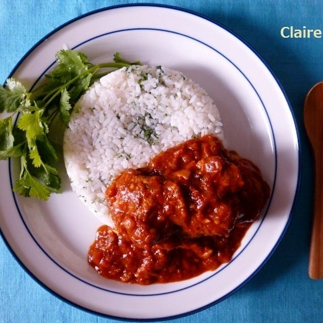 真っ赤なチキンカレー＆南瓜のクリーム煮