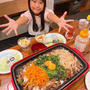 ホットプレートでビビンバです！！