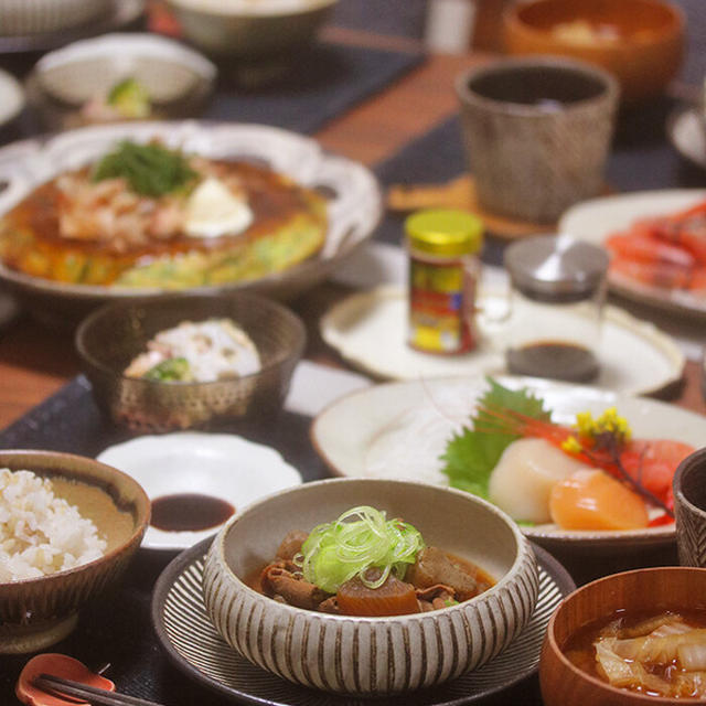 【献立】もつ煮込みとかネギ焼きとか。～年度末ヒャッハー！～