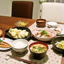 大根とベーコンの炒め煮とキャベツの蒸し煮