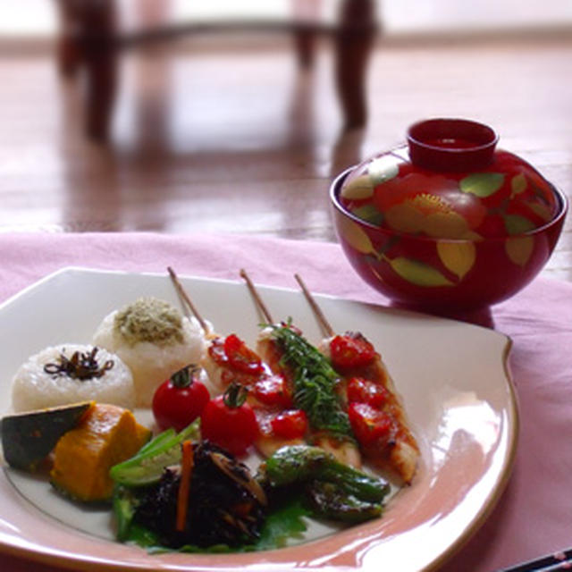 「ささみのトマ味噌焼き」