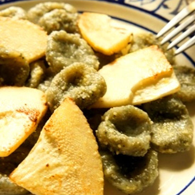 タケノコのヨモギ香る手打ちオレッキエッテとハイボールで愉しむ春のランチ……