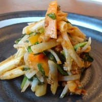ボロネーゼ根菜パスタ