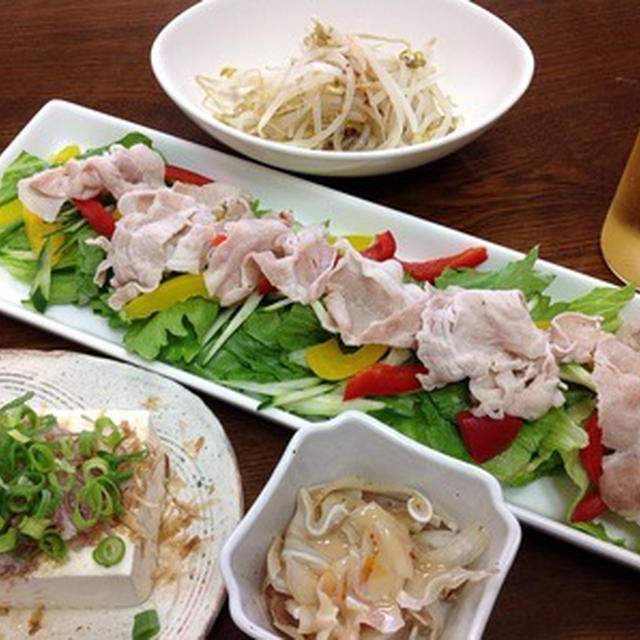 今季初めての「冷しゃぶ〜」