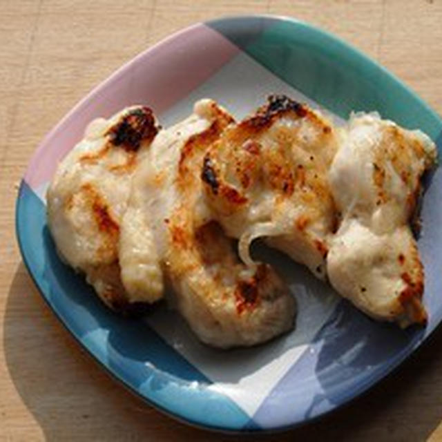 鶏胸肉の片栗粉焼き