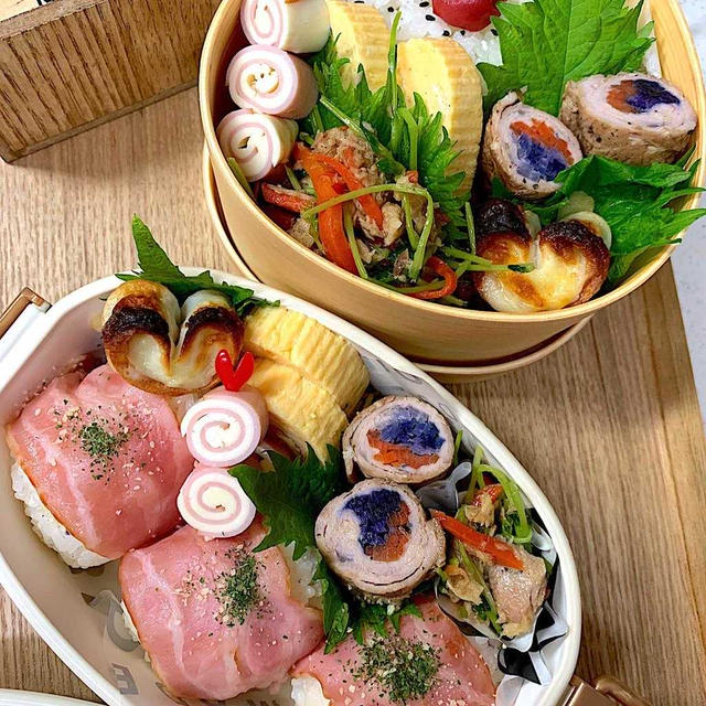 彩り肉巻き