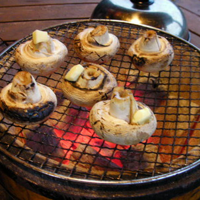 ジャンボマッシュルーム焼き