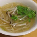 超～カンタン　エスニック風ピリ辛スープ