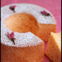 ひな祭りにも♪ホットケーキミックスで簡単！桜のシフォンケーキ
