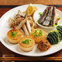 大根ステーキと焼きキノコの晩酌プレート