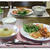 サーモンのハッシュドポテト風&たまねぎスープ　春黄金花