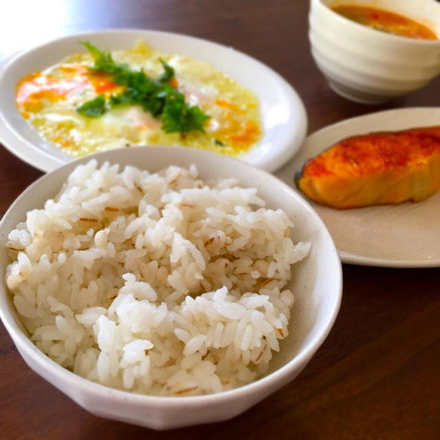 我が家の押し麦ご飯の炊き方♡役立った赤ちゃんグッツ
