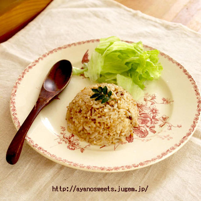 醤油麹で豚肉のカリカリチャーハン＆醤油麹の作り方