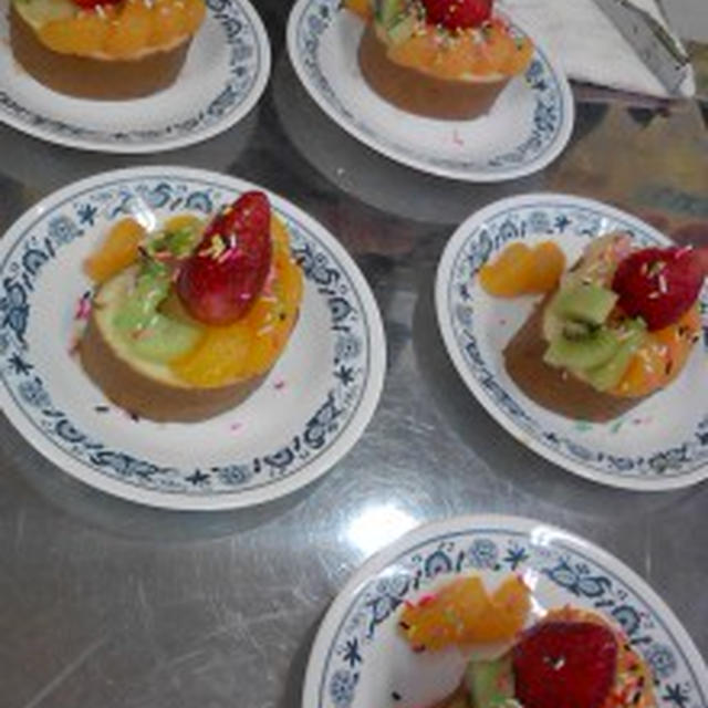 子供達のクリスマスケーキ