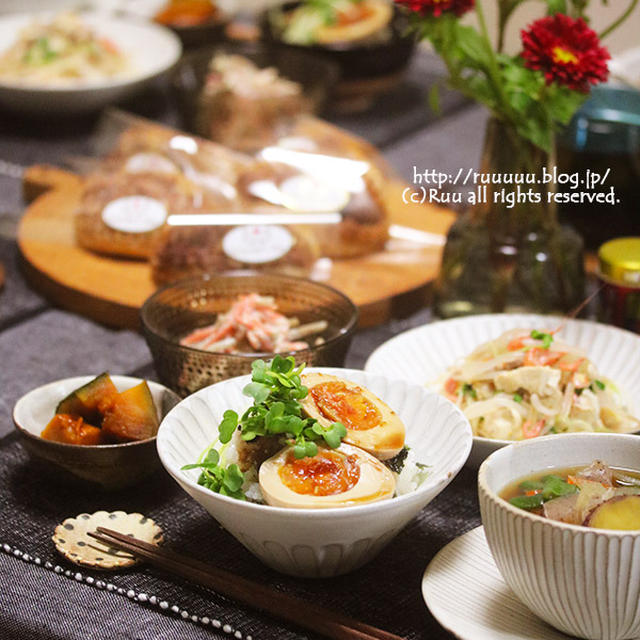 【献立】煮卵丼。～配達員さんとの日々～