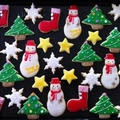 クリスマス☆アイシングクッキー☆雪の結晶・雪だるま・ツリー・ブーツ by manaママさん