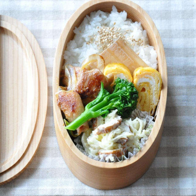 【節約弁当】ごはんにぴったり♡こくウマ”鶏ももと長ネギのオイてり焼き”弁当