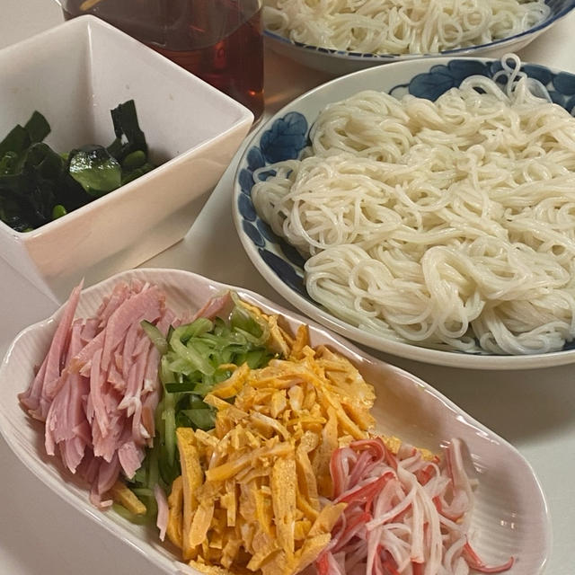 5.24 ☆夜ごはんは素麺❣️