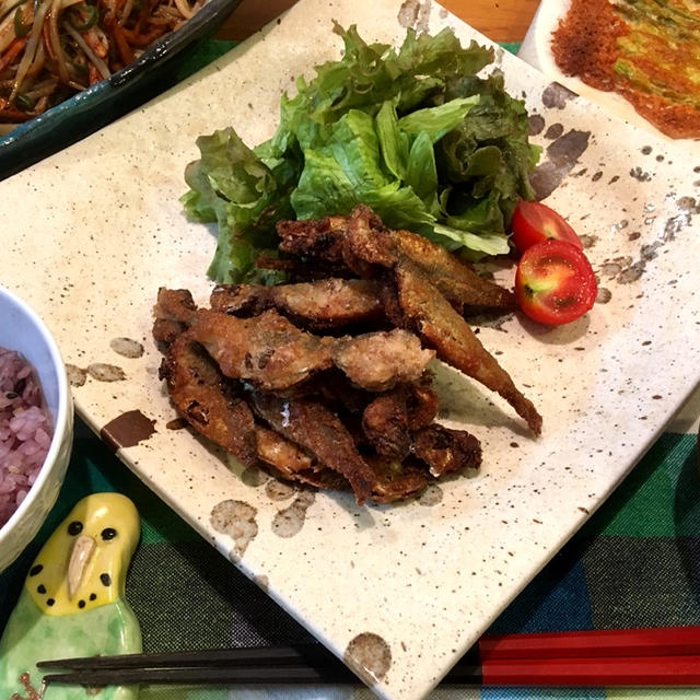 【99円！豆アジの唐揚げ】