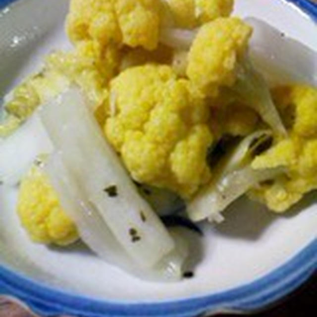 「オレンジブーケと白菜の甘酢煮」