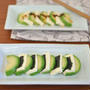 アボカドと豆腐でカプレーゼ風　２種類