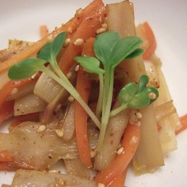 休肝日　季節の野菜、ウド三昧♪