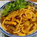 鶏のカレー南蛮うどん