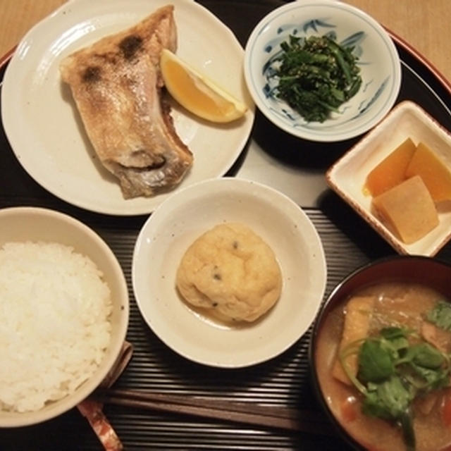 ほっこり晩ごはん☆ぶりかまご膳