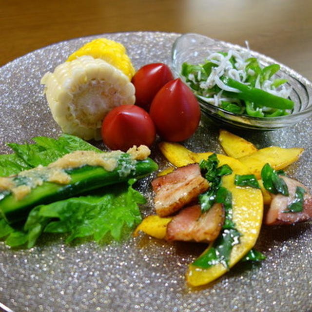 新鮮野菜のオードブル
