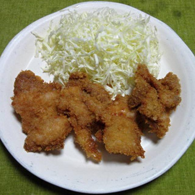 日清製粉「ラク揚げパン粉」でチキンカツ