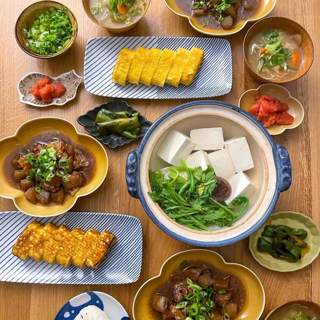 普段の献立はこんなもん！地味ごはんバンザイ