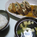 厚揚げの豚肉チーズはさみ焼き☆