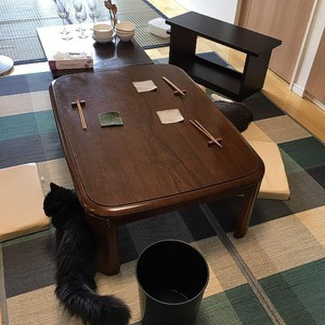 宴会の準備かんりょー