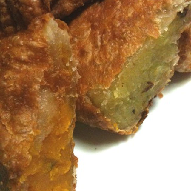 油で揚げるパイ　かぼちゃ・さつまいも