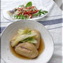 鶏手羽先と白菜のとろとろ煮といわしのレモンマリネ