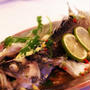 檸香蒸鮮魚│白身魚の中華風レモン蒸