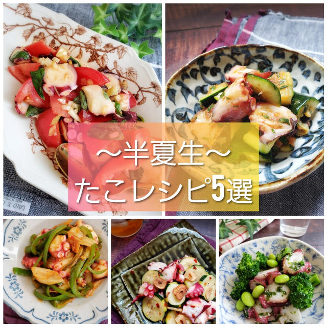 ～簡単&作り置きに～たこレシピ5選！