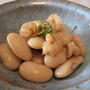 白いんげん豆とえびの煮物