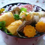 ウインナーのロール白菜風弁当♪
