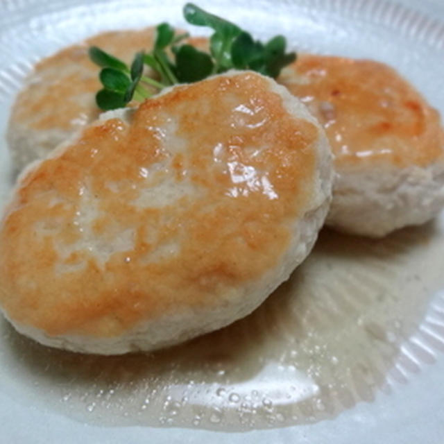 鶏肉とうふバーグ。つなぎナシ！！